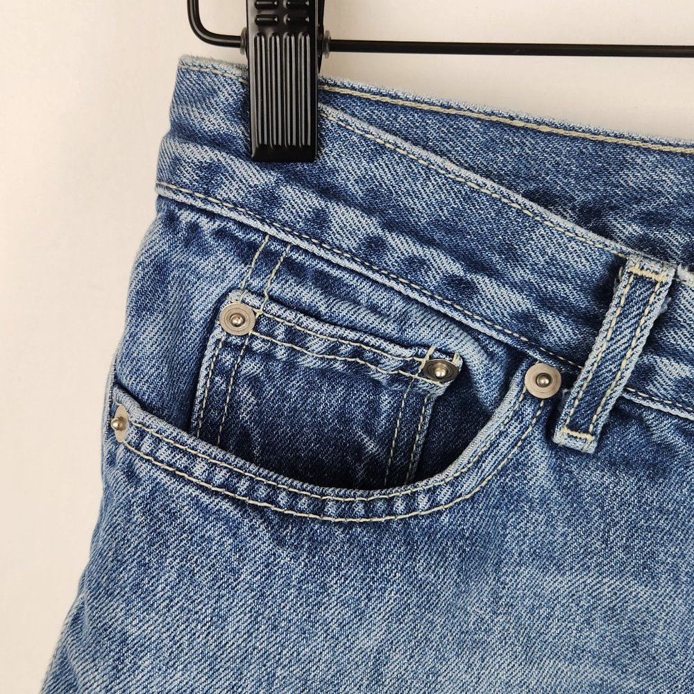 Vintage BDG Mid Rise Raw Hem Denim Shorts sz 7 - Picture 4 of 7
